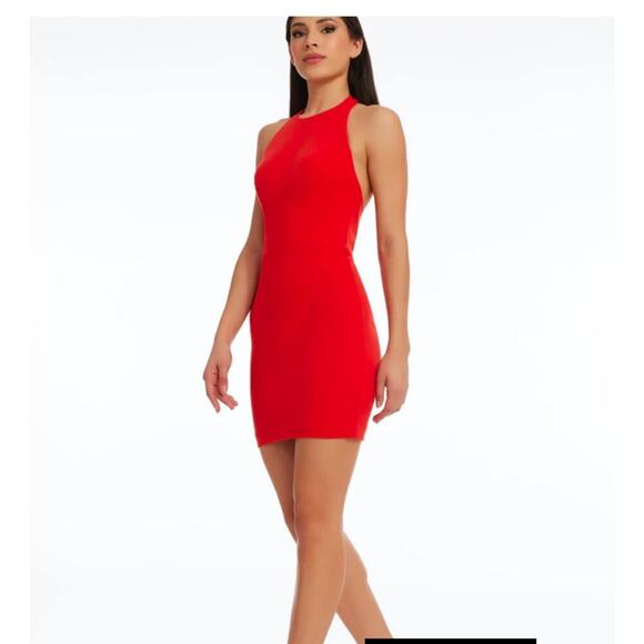 NWT DRESS THE POPULATION Oaklyn Dress in Poppy Size Small - Picture 3 of 6